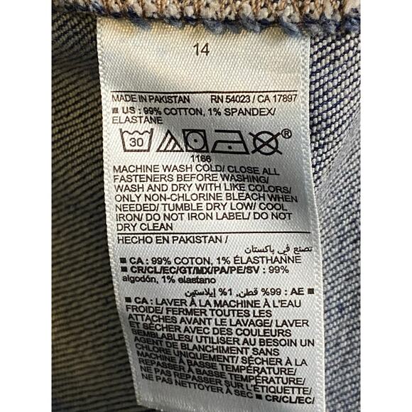 Old Navy Women's Dark Wash OG Straight High-Rise Jeans Size 14 - Picture 5 of 9